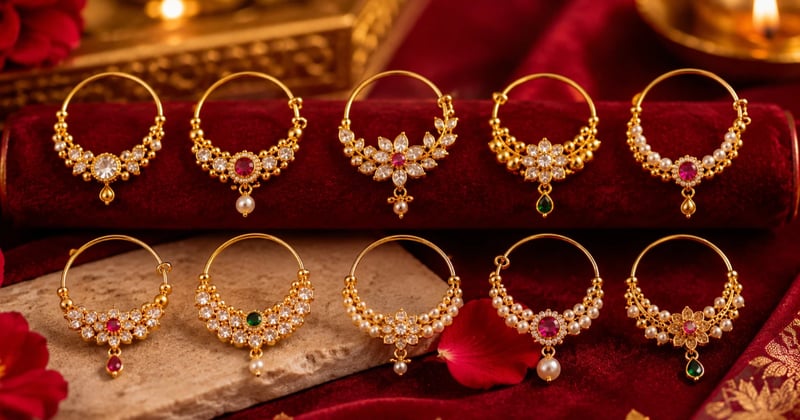 best noth design collections from biswakarma jewellery shilpalaya
