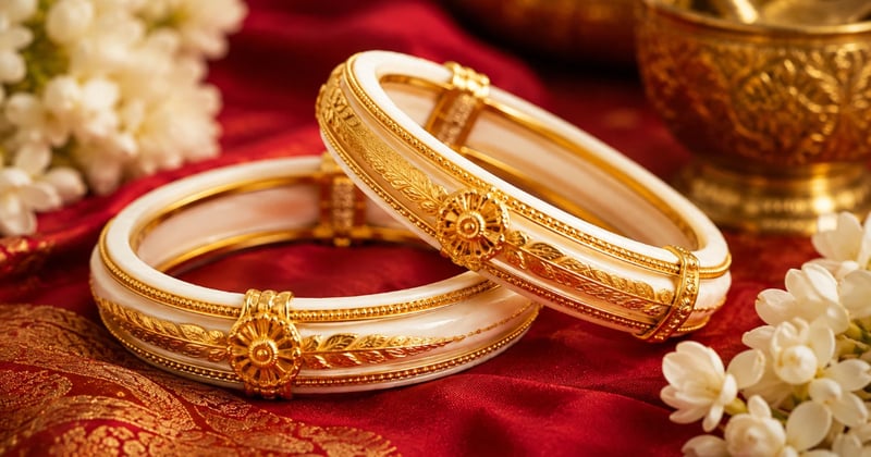 Gold Sankha Design Trends : 7 Styles to Know